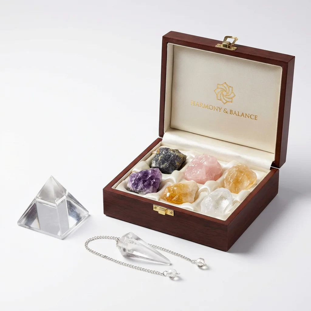 Premium Feng Shui Crystal Set - Gift Box Contents