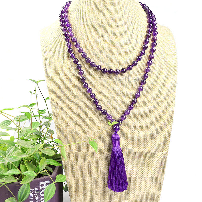 Premium Handmade 108 Stone Mala Necklace