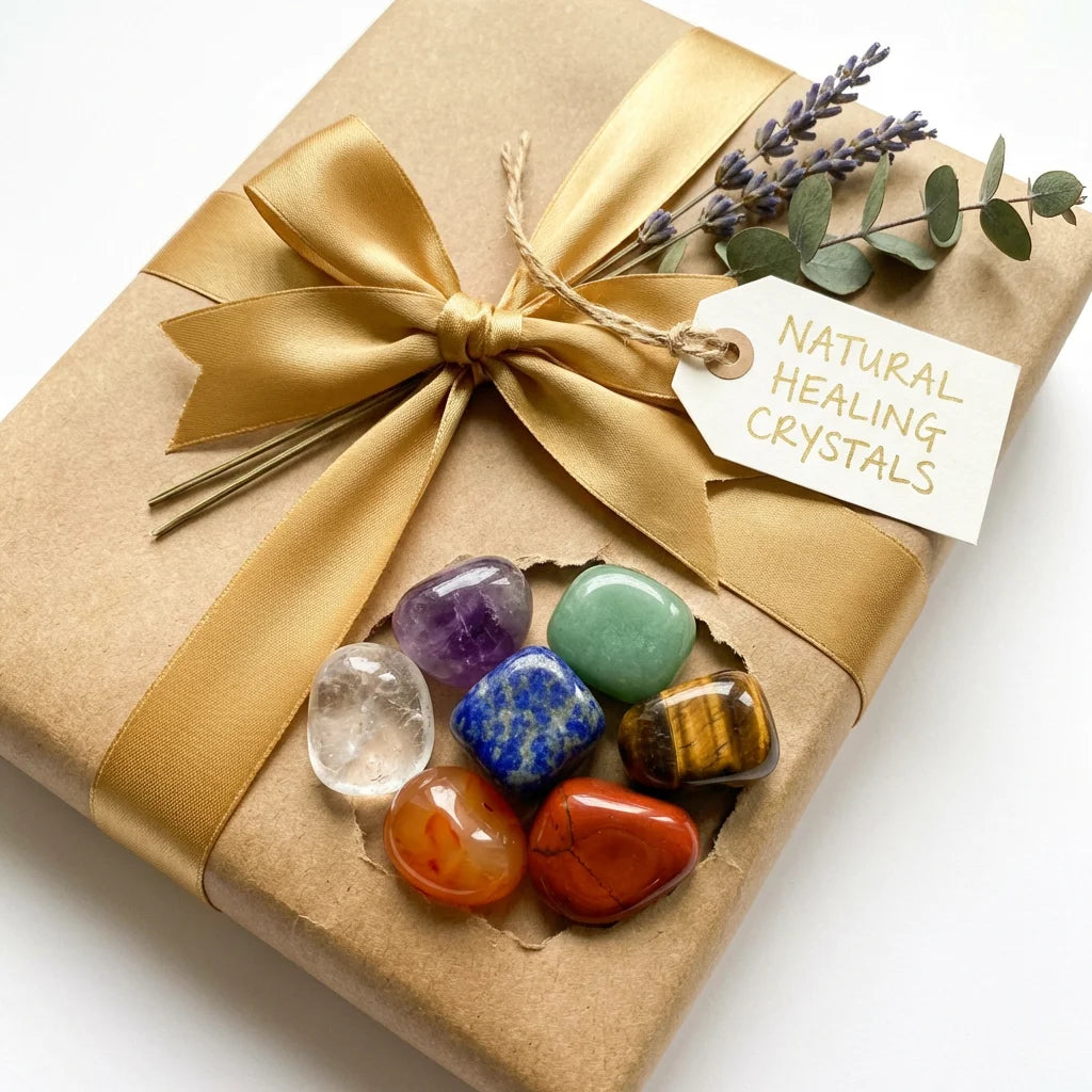 7 Chakra Crystal Healing Kit - Gift Wrapped Premium Packaging