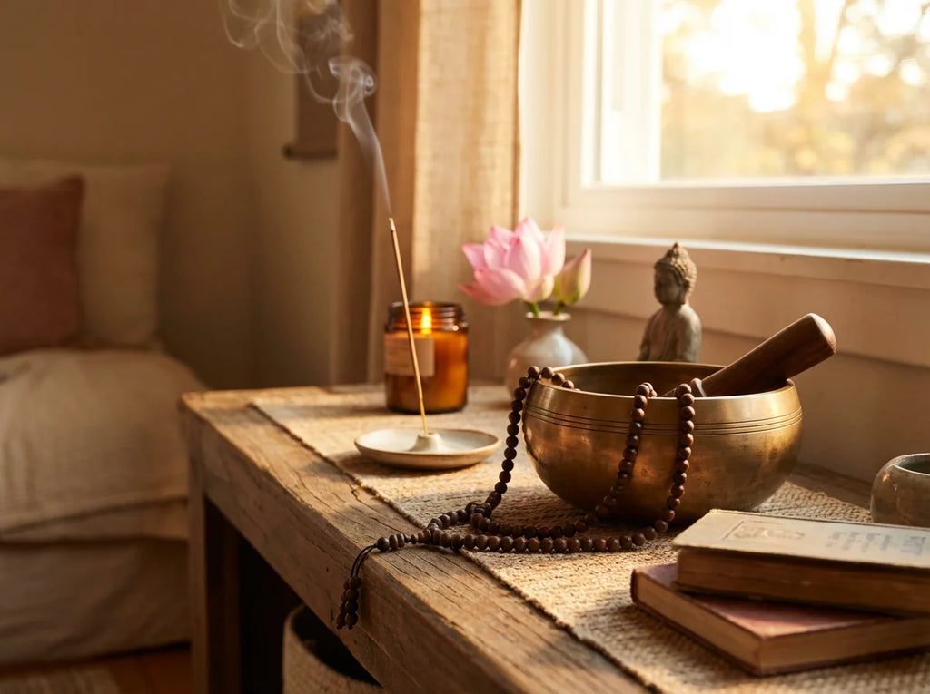 108 Mala Beads - Meditation Singing Bowl Lifestyle