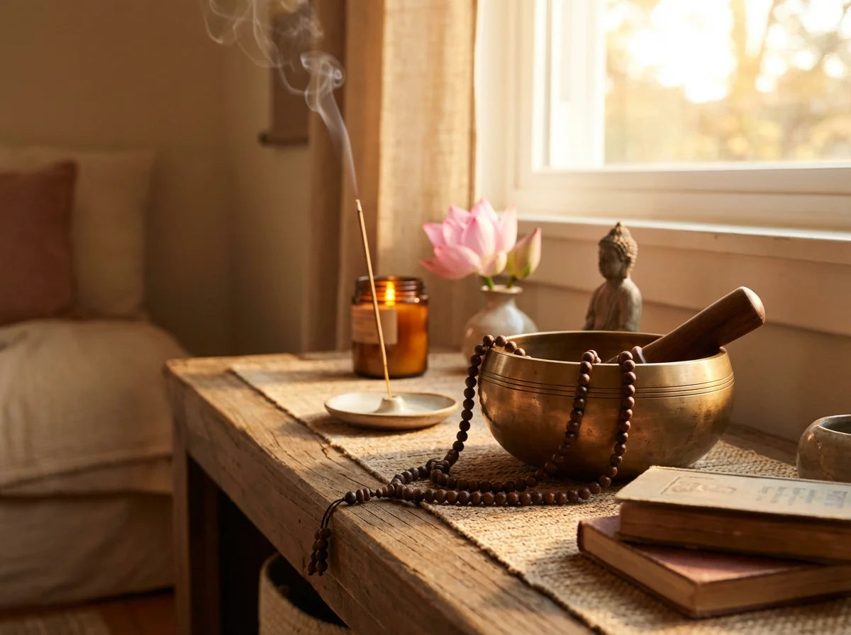 108 Mala Beads - Meditation Singing Bowl Lifestyle