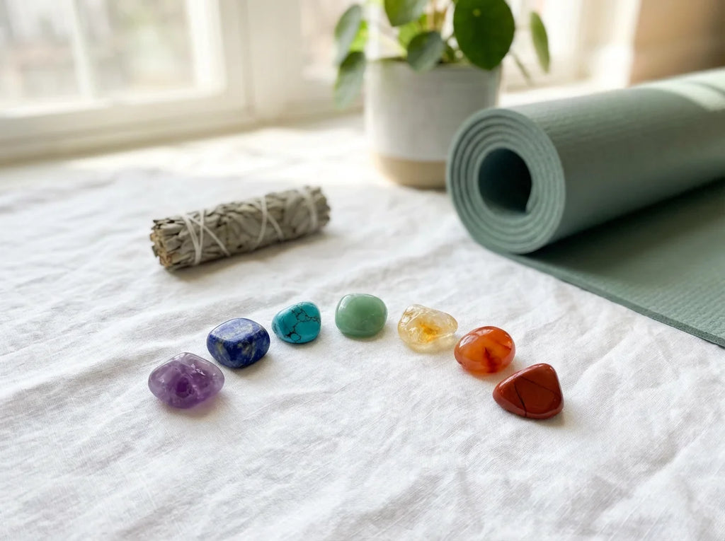 7 Chakra Crystal Kit - Lifestyle Spiritual Setup