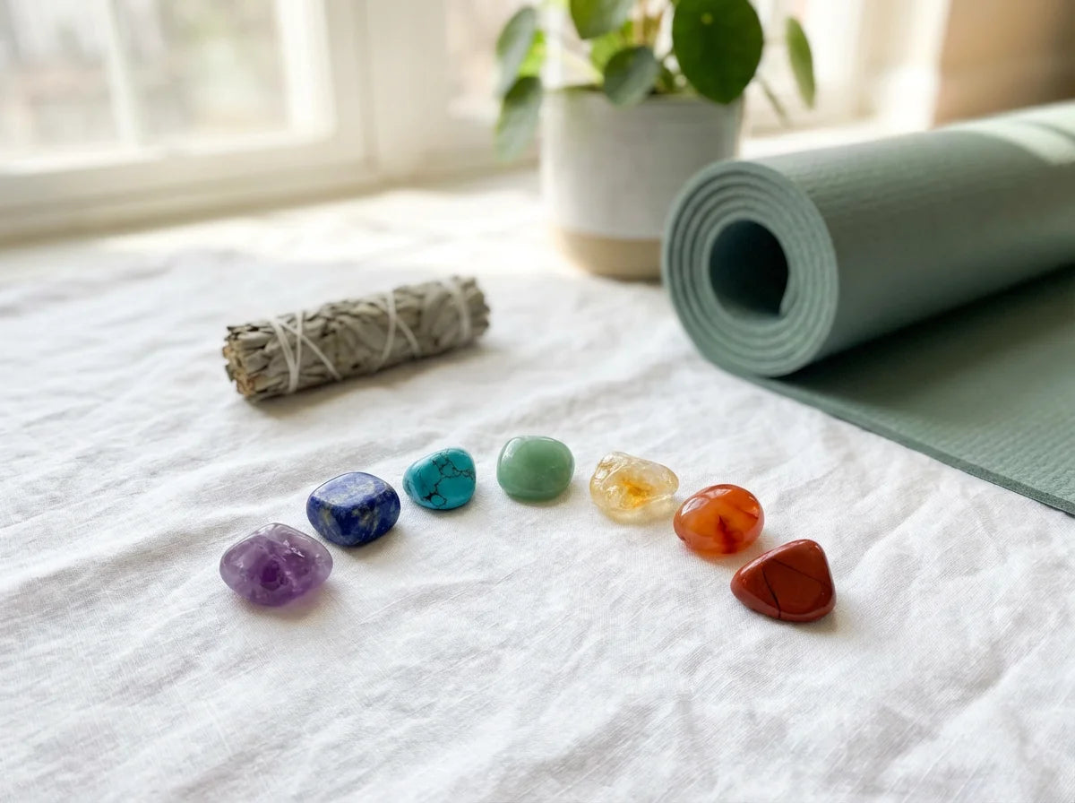 7 Chakra Crystal Kit - Lifestyle Spiritual Setup
