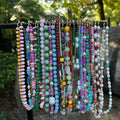 Natural Agate Five Elements Beaded Necklace
