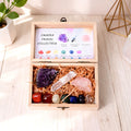 7 Chakra Crystal Healing Kit Wooden Gift Box