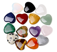 Natural Crystal Pocket Heart Stone 3cm