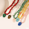 Tiger Eye Natural Gemstone Beaded Necklace